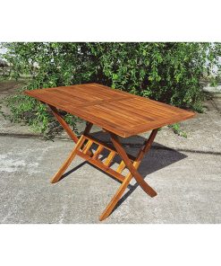 Mesa Plegable Madera Acacia 120X70 Cm.
