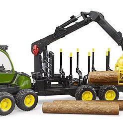 JOHN DEERE 1210E AUTOCARGADOR MADERA BRUDER 02133