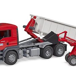 MAN TGS CAMION CON CONTENEDOR RODANTE + CARGADOR SCHAFFER BRUDER 03767