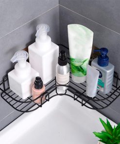 REPISA METALICA NEGRA EN ANGULO 26X26CM LH-3902