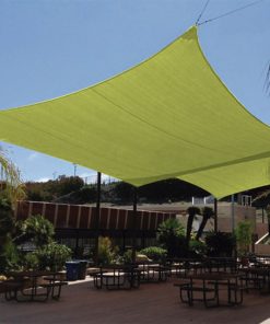 Toldo Vela Sombreador Impermeable Lista Cuadrado 3,6 m