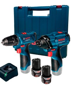 Taladro Atornillador GSR 120 + Impacto GDR 120 Bosch 12V