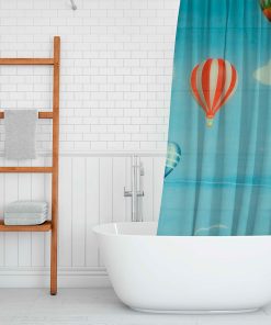 CORTINA PARA BANO ESTAMPADA 1.80MX 180M LH-837