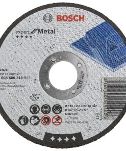 Disco Abrasivo Desbaste Vertical 180x7x22,23 (Recto) BOSCH 2608.600.318-000