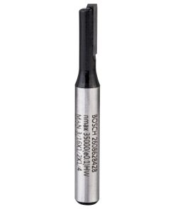 Fresa vastago 1/4″ recto 3/16″ 1F SIN RODAJE ALTURA FILO 1/2″ BOSCH 2608.628.428-000