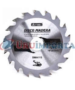 DISCO CORTE MADERA 4 1/2” 18D UYUSTOOLS DMA115