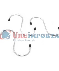 GANCHO METALICO TIPO S 3PZ EN BLISTERS LH-2154