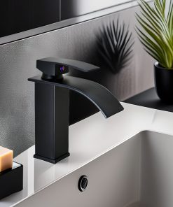 CANILLA NEGRA PARA LAVATORIO ITALOMIX LH-3322