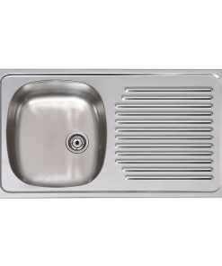 Fregadero inox 1 seno + escurridera PRÁCTIC Serie Ares