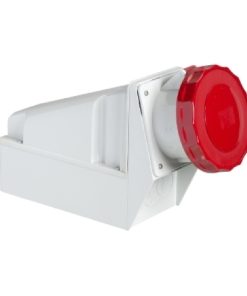 Wall Mounted Angle Industrial Socket with Wander Plug – 3P+N – 125A – 380V – IP67