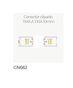 CONECTOR CLIPADO CON CABLE TIRA A TIRA 10mm IP62 CN664 ILUMINIA