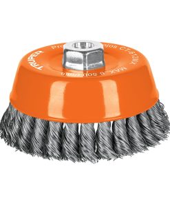 Carda copa 5″ alambre trenzado grueso, eje M14, Truper CT-612MX 11543