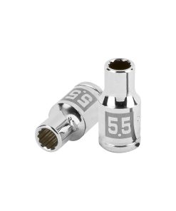 Dado de 5.5 mm, 12 puntas, cuadro 1/4″, Truper D-14055-BM 100975