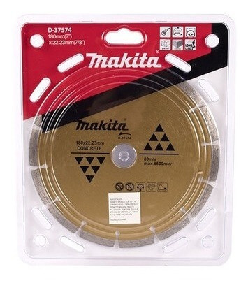 DISCO DIAMAN.SEG. LISO CONCRETO 7″ x 22 x 2.4mm.SECO.S/ANILLO ** Makita D-37574 - Imagen 2