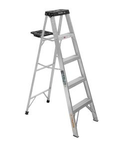 Escalera de tijera tipo III 4 escalones y bandeja, Truper EST-34 16742