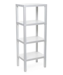 Estanteria Lombok Rectang. 4 Alturas Blanco