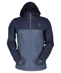 EXPLORAIR LIGHT WB AZUL DARK / AZUL METAL CHAQUETA CORTAVIENTOS TRAIL RUNNING SCOTT 404114