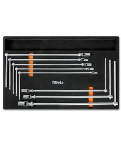 Juego de 8 llaves de caja con cardán M63