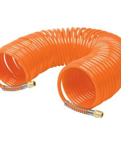 Manguera tipo resorte para compresor, 15 m x 1/4″, Truper MAN-R-15 19075