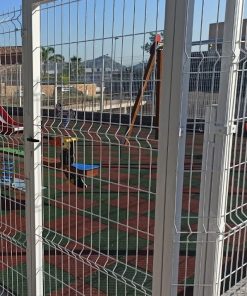 Puerta De Paso Malla Hercules lacada blanco 1,23 Metros alto