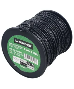 Rollo de cuerda en espiral de nailon de 4,5 mm y 128 m 90444