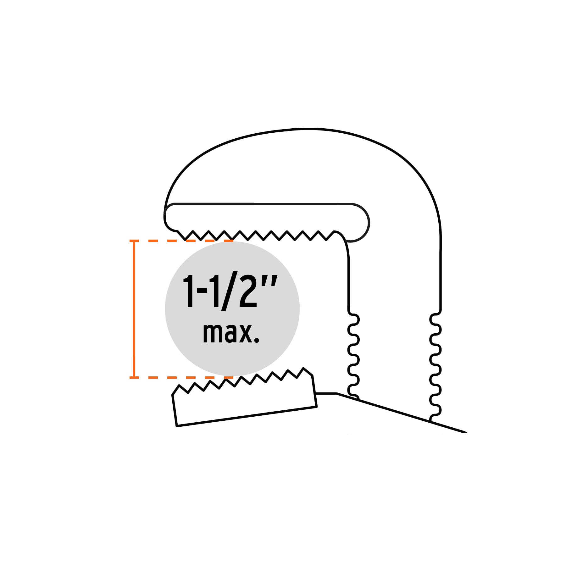 Llave stilson 14″ cuerpo robusto de hierro dúctil, Truper STI-14 15838 - Imagen 3