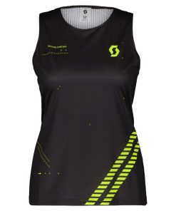 WS RC RUN NEGRA / AMARILLA CAMISETA DE TIRANTES (Sin Mangas) CHICA SCOTT RUNNING 414380