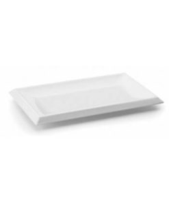 Bandeja Rectangular Blanca Melamina Serie Classic – Lacor