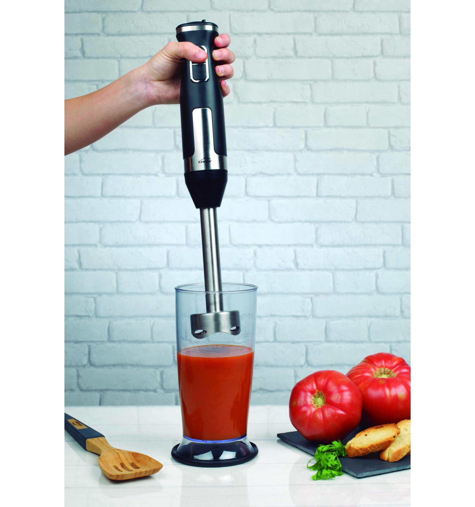 Batidor eléctrico 1000W + vaso 800ml – Lacor - Imagen 3