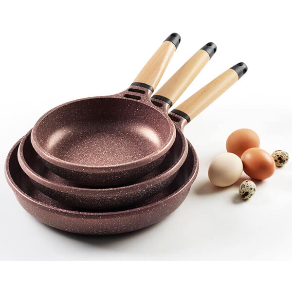 Sartén de Aluminio Fundido Antiadherente – Castey Terracota - Imagen 4