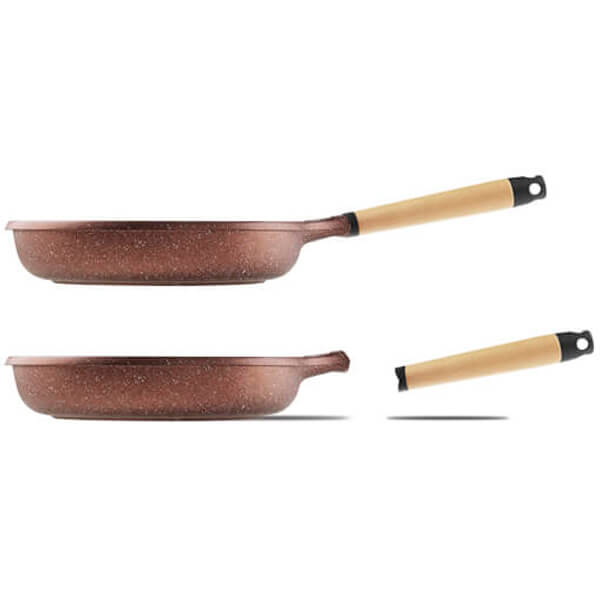 Sartén de Aluminio Fundido Antiadherente – Castey Terracota - Imagen 3