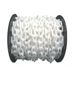 CADENA PLASTICA GRUESA BLANCA