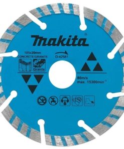 Disco diamantado concreto/granito 105x20mm marmolera Makita D-42581