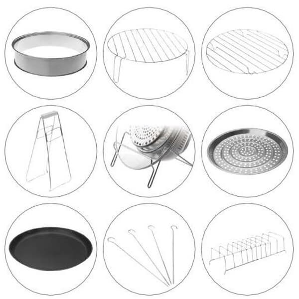 Horno Convección Halógeno Cristal 12 Litros 1400w Lacor – 69312 – - Imagen 4