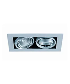 LUMINARIA EMPOTRABLE KARDAN 2x50W GRIS 3009-G CONALUX