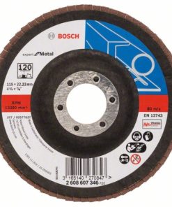 Lamina/Flap Expert Metal:115 cónico G120