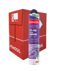 Caja Espuma PU-49 Teja Pistola- 12 unidades-