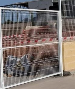 Puerta abatible 1 hoja hércules blanca 1,75 metros alto x 3,00 metros ancho