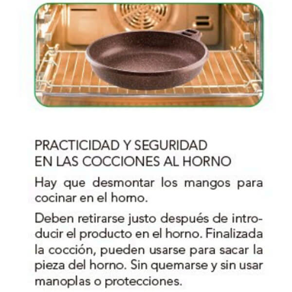 Sartén de Aluminio Fundido Antiadherente – Castey Terracota - Imagen 8