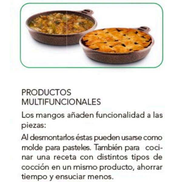 Sartén de Aluminio Fundido Antiadherente – Castey Terracota - Imagen 7