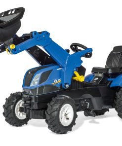 NEW HOLLAND CON PALA + NEUMATICOS ROLLY FARMTRAC TRACTOR A PEDALES ROLLY TOYS 611270
